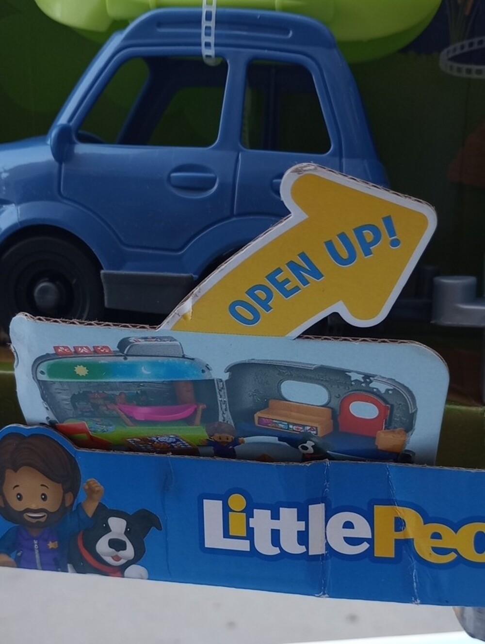 Fisher-Price Little People Light-Up Learning Camper - Blue, Silver & Red - Picture 9 of 15